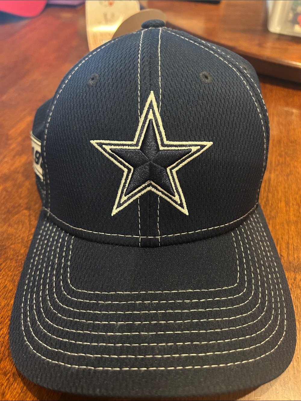 Dallas Cowboys Fitted New Era 39Thirty Navy Star Logo Cap S/M NFL